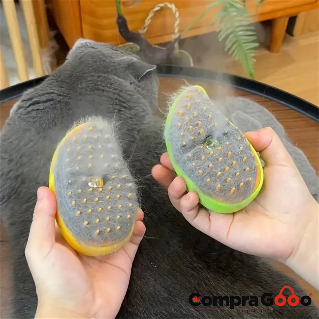CEPILLO VAPORIZADOR PARA PERROS Y GATOS