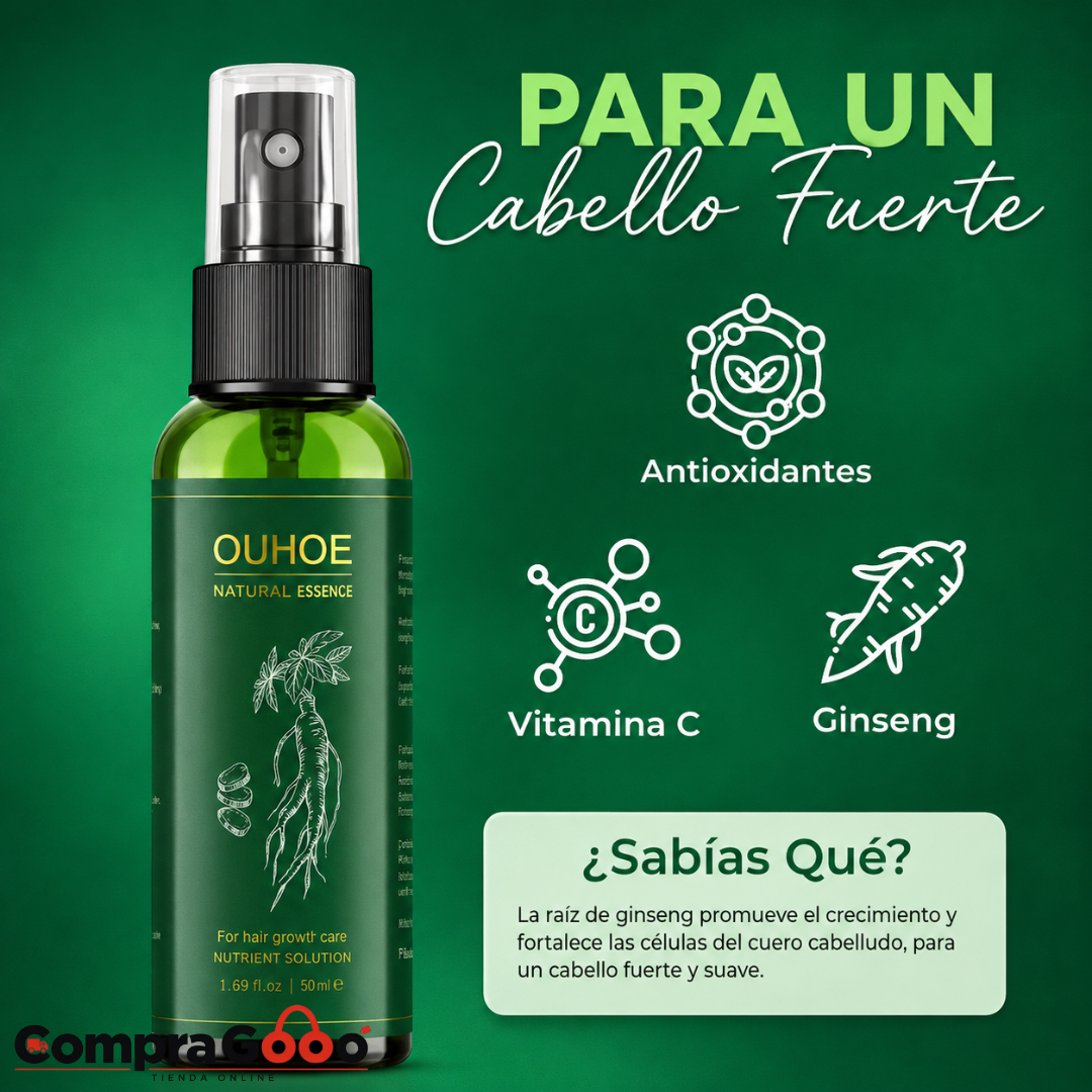 SUPER COMBO CAPILAR OUHOE 100ML+ DERMA ROLLER